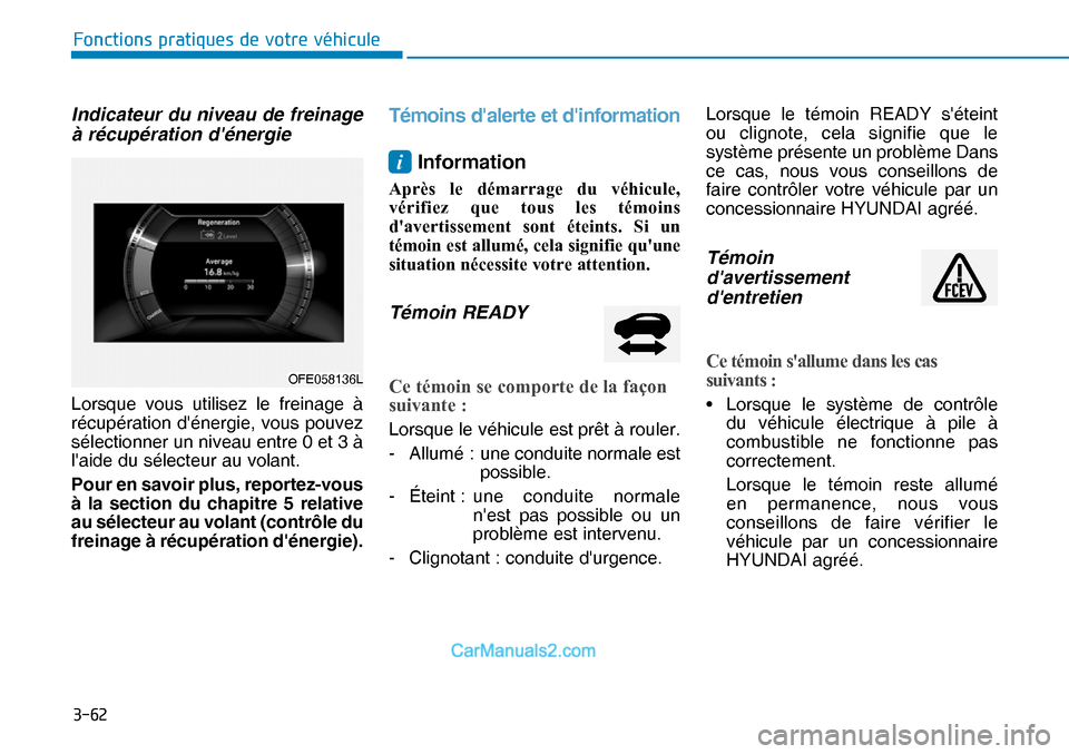 Hyundai Nexo 2019  Manuel du propriétaire (in French) ����
�)�R�Q�F�W�L�R�Q�V��S�U�D�W�L�T�X�H�V��G�H��Y�R�W�U�H��Y�