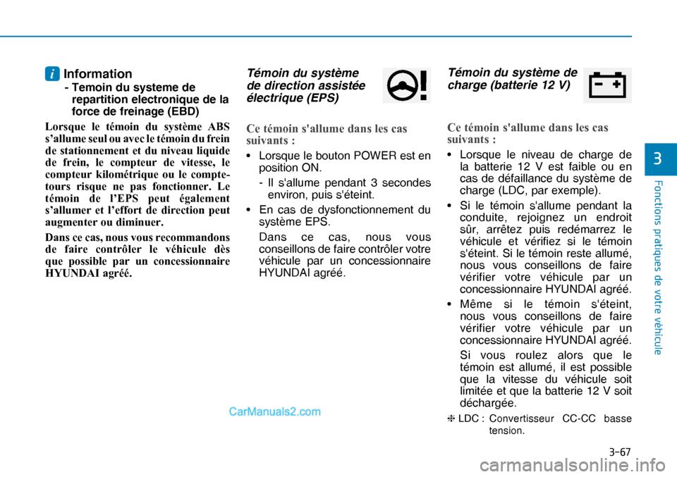 Hyundai Nexo 2019  Manuel du propriétaire (in French) ����
�)�R�Q�F�W�L�R�Q�V��S�U�D�W�L�T�X�H�V��G�H��Y�R�W�U�H��Y�