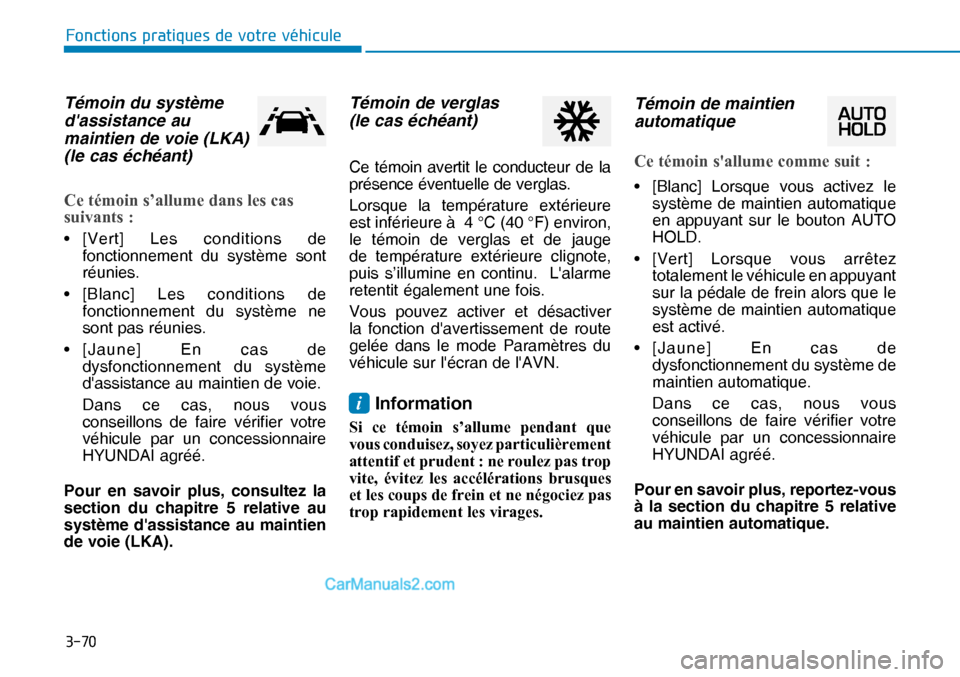 Hyundai Nexo 2019  Manuel du propriétaire (in French) ����
�)�R�Q�F�W�L�R�Q�V��S�U�D�W�L�T�X�H�V��G�H��Y�R�W�U�H��Y�