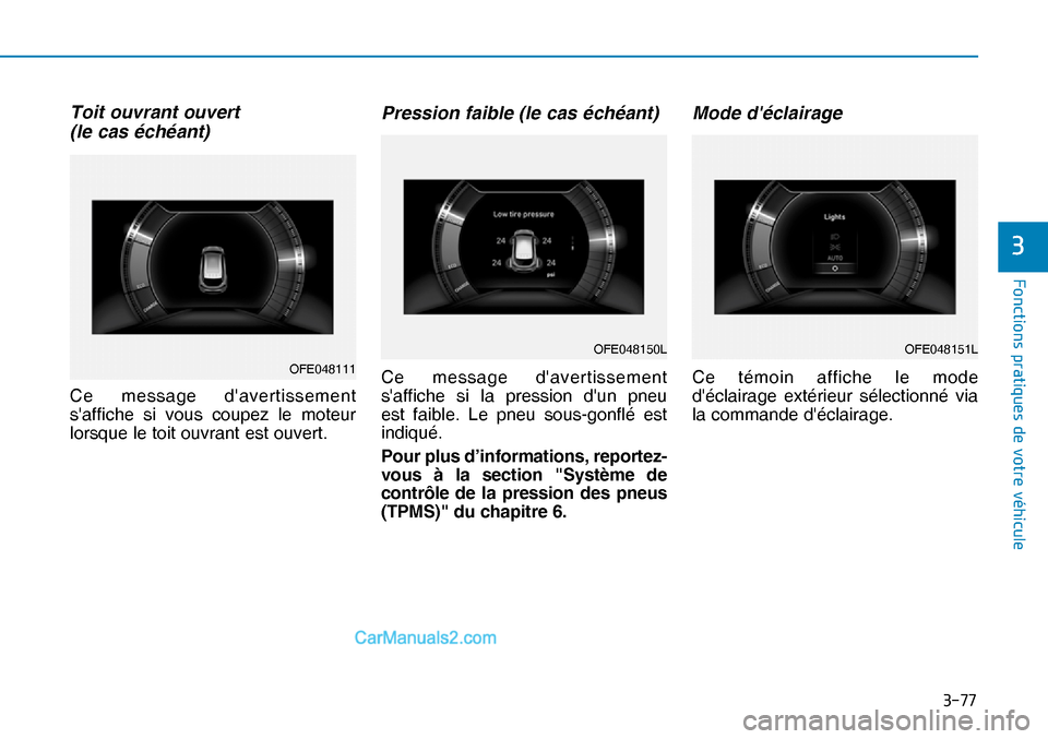 Hyundai Nexo 2019  Manuel du propriétaire (in French) ����
�)�R�Q�F�W�L�R�Q�V��S�U�D�W�L�T�X�H�V��G�H��Y�R�W�U�H��Y�