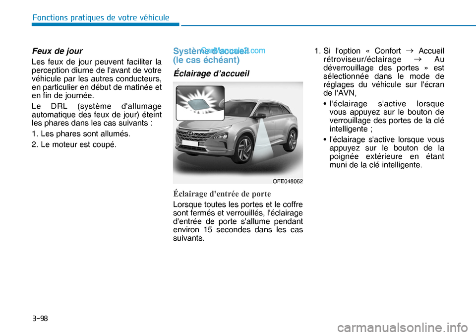 Hyundai Nexo 2019  Manuel du propriétaire (in French) ����
�)�R�Q�F�W�L�R�Q�V��S�U�D�W�L�T�X�H�V��G�H��Y�R�W�U�H��Y�