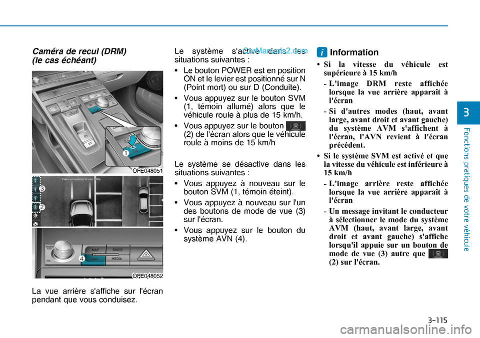 Hyundai Nexo 2019  Manuel du propriétaire (in French) �����
�)�R�Q�F�W�L�R�Q�V��S�U�D�W�L�T�X�H�V��G�H��Y�R�W�U�H��Y�