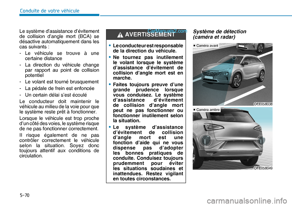Hyundai Nexo 2019  Manuel du propriétaire (in French) ����
�&�R�Q�G�X�L�W�H��G�H��Y�R�W�U�H��Y�