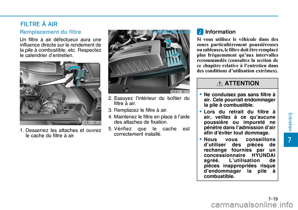 Hyundai Nexo 2019  Manuel du propriétaire (in French) ����
�
�(�Q�W�U�H�W�L�H�Q
�)�,�/�7�5�(��