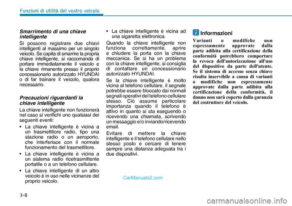 Hyundai Nexo 2019  Manuale del proprietario (in Italian) ���
�)�X�Q�]�L�R�Q�L��G�L��X�W�L�O�L�W�