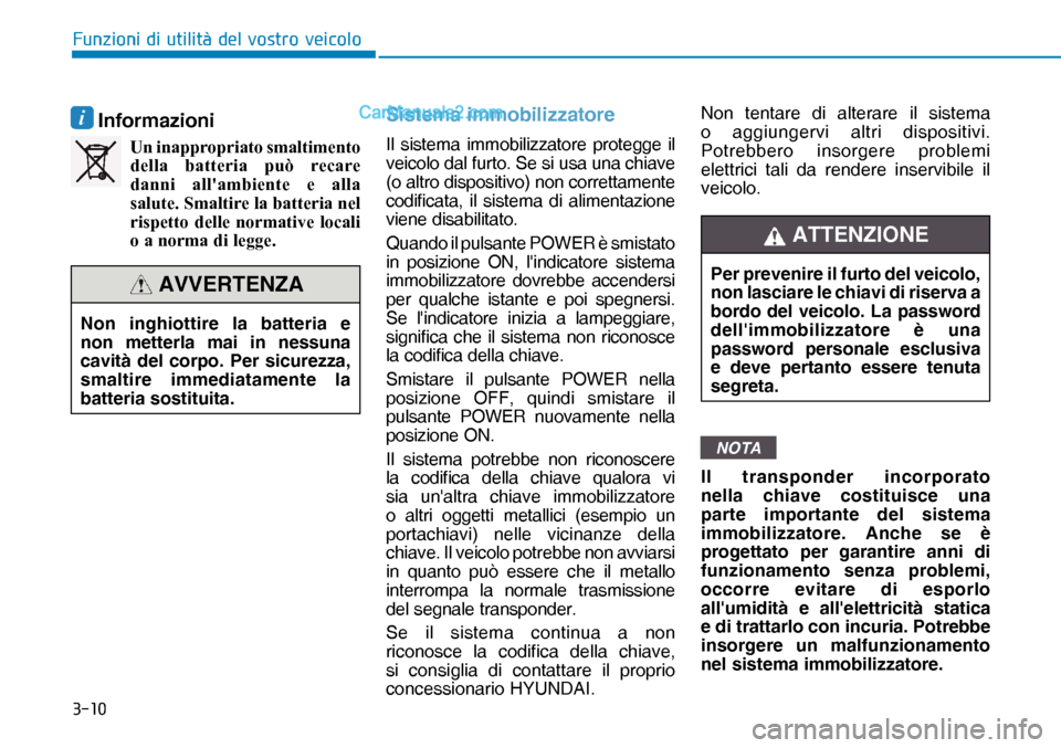 Hyundai Nexo 2019  Manuale del proprietario (in Italian) ����
�)�X�Q�]�L�R�Q�L��G�L��X�W�L�O�L�W�