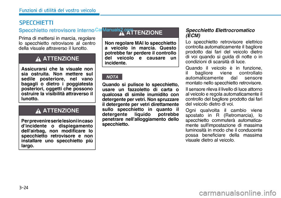 Hyundai Nexo 2019  Manuale del proprietario (in Italian) ����
�)�X�Q�]�L�R�Q�L��G�L��X�W�L�O�L�W�