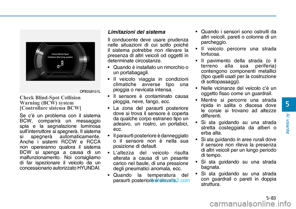 Hyundai Nexo 2019  Manuale del proprietario (in Italian) ����
�$�O��Y�R�O�D�Q�W�H
�
�&�K�H�F�N��%�O�L�Q�G��6�S�R�W��&�R�O�O�L�V�L�R�Q�
�:�D�U�Q�L�Q�J���%�&�:���V�\�V�W�H�P�
�>�&�R�Q�W�U�R�O�O�D�U�H��V�L�V�W�H�P�D��%�&�:�@
OFE058151LSe c’