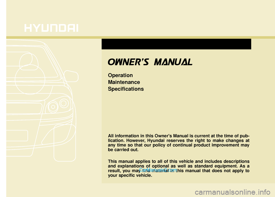 Hyundai Santa Fe 2016  Owners Manual 