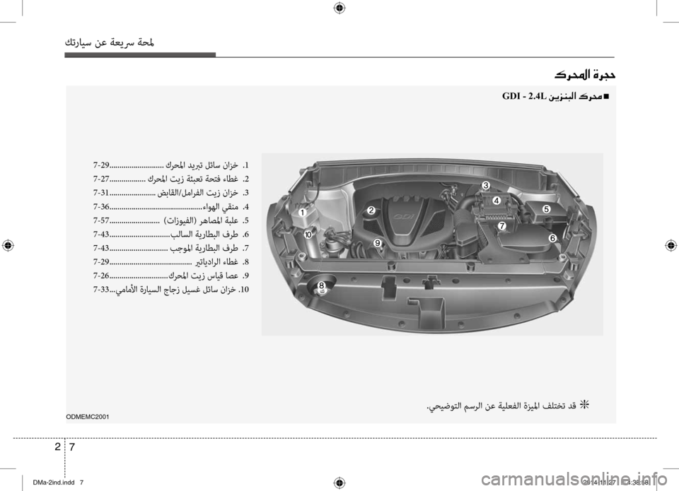 Hyundai Santa Fe 2016 دليل المالك كترايس نع ةعيسر ةحلم
7
2
00B70068000E003F001E00CE006800540057
ODMEMC2001
7-29 ...........................
كرحلما ديبرت لئاس نازخ
.1
7-27 .................. كر Hyundai Santa Fe 2016 دليل المالك كترايس نع ةعيسر ةحلم
7
2
00B70068000E003F001E00CE006800540057
ODMEMC2001
7-29 ...........................
كرحلما ديبرت لئاس نازخ
.1
7-27 .................. كر