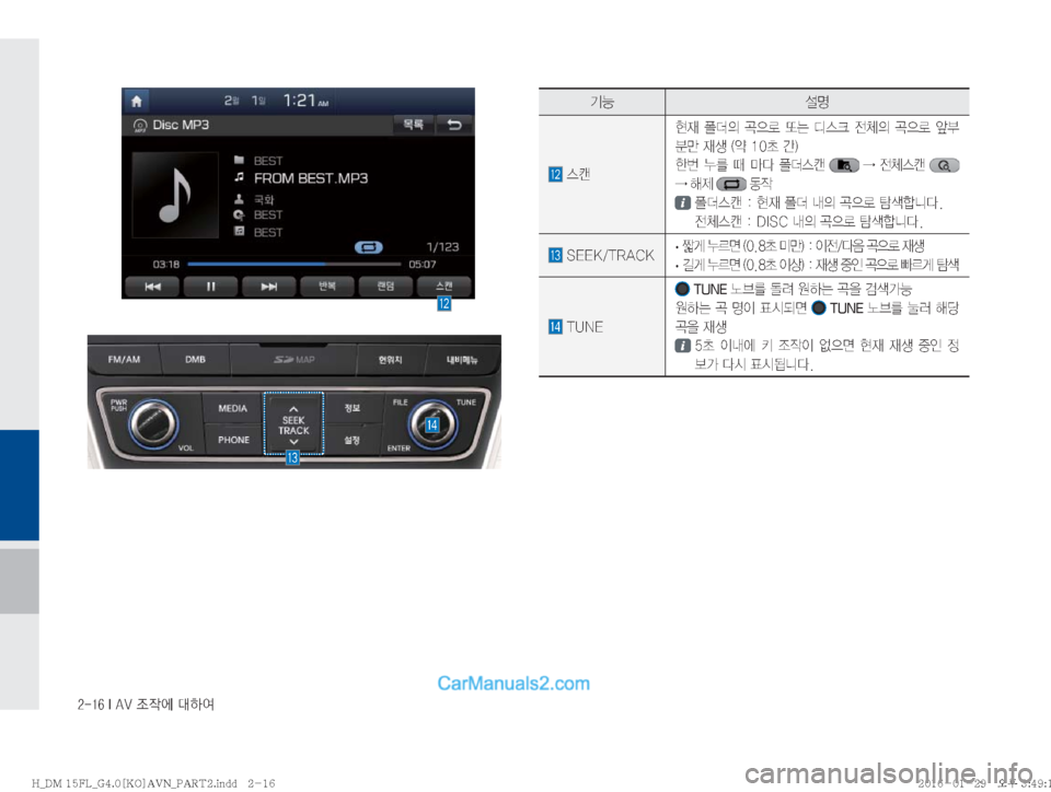 Hyundai Santa Fe 2016  싼타페DM 표준4 내비게이션 (in Korean) ������*��"�7�
‘
X	À��Þ	È
ÝÞ ¸z
�	ª�

d� 