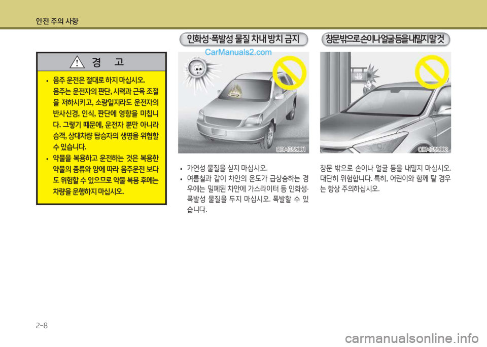 Hyundai Santa Fe 2015  싼타페 DM - 사용 설명서 (in Korean) 1