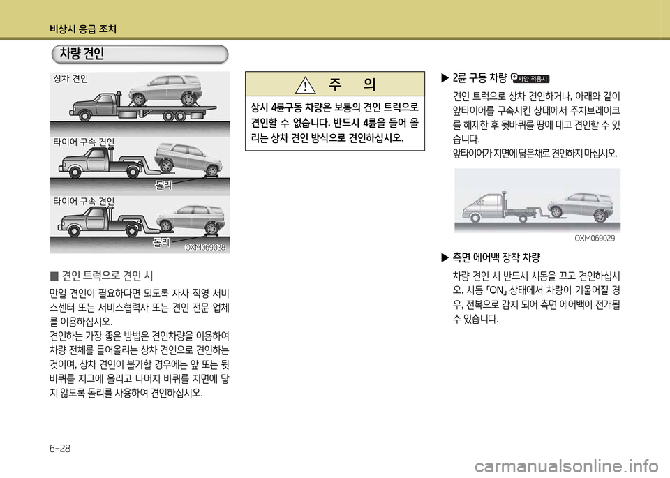 Hyundai Santa Fe 2013  싼타페 DM - 사용 설명서 (in Korean) 비상/d 응