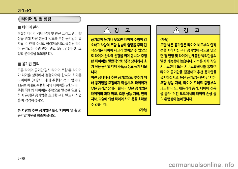 Hyundai Santa Fe 2013  싼타페 DM - 사용 설명서 (in Korean) 4