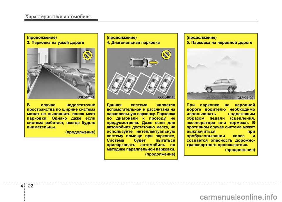 Hyundai Santa Fe 2012 Инструкция по эксплуатации (in Russian) Характер\bст\bк\b авто\fоб\bля
122
4
(продолжен2Lе)
4. Д2Lагональная парковка
Данная с2Lсте27а является
вспо27огательно Hyundai Santa Fe 2012 Инструкция по эксплуатации (in Russian) Характер\bст\bк\b авто\fоб\bля
122
4
(продолжен2Lе)
4. Д2Lагональная парковка
Данная с2Lсте27а является
вспо27огательно