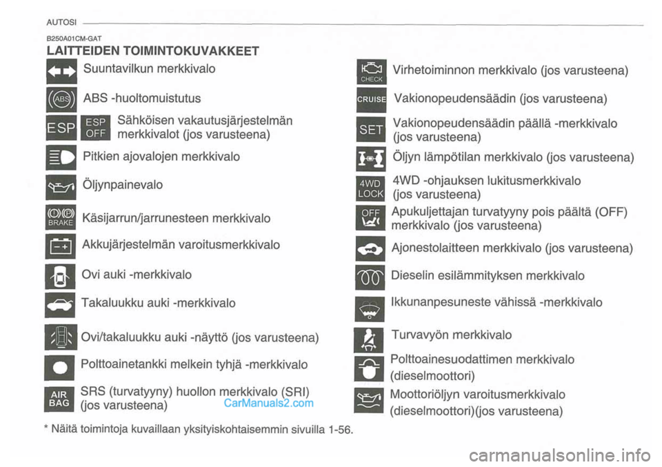 Hyundai Santa Fe 2009  Omistajan Käsikirja (in Finnish) 