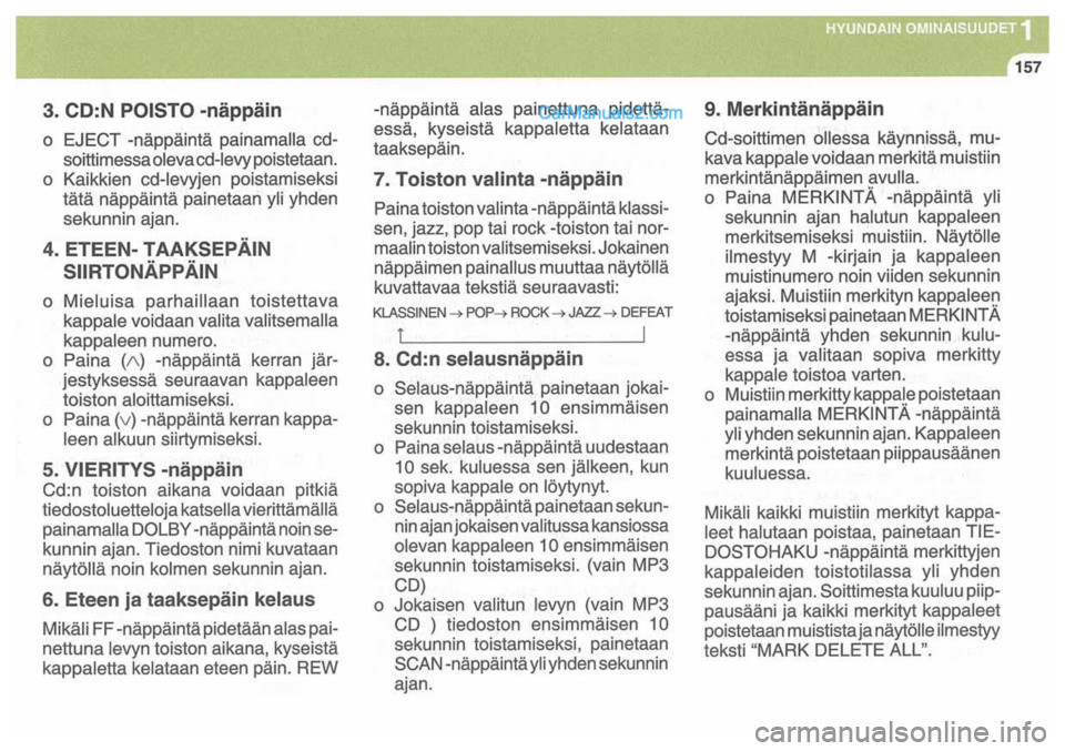 Hyundai Santa Fe 2009 Omistajan Käsikirja (in Finnish) Hyundai Santa Fe 2009 Omistajan Käsikirja (in Finnish)