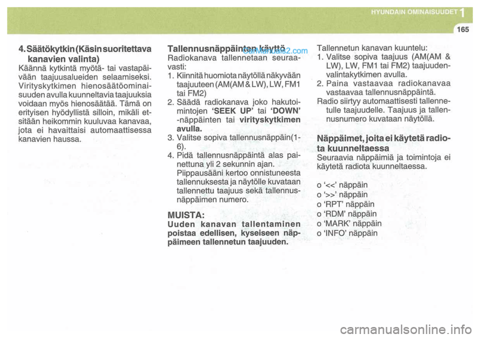 Hyundai Santa Fe 2009 Omistajan Käsikirja (in Finnish) Hyundai Santa Fe 2009 Omistajan Käsikirja (in Finnish)
