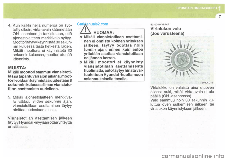 Hyundai Santa Fe 2009  Omistajan Käsikirja (in Finnish) 
