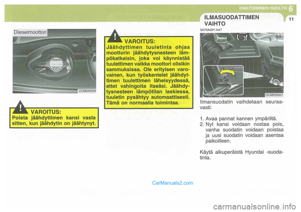 Hyundai Santa Fe 2009  Omistajan Käsikirja (in Finnish) 