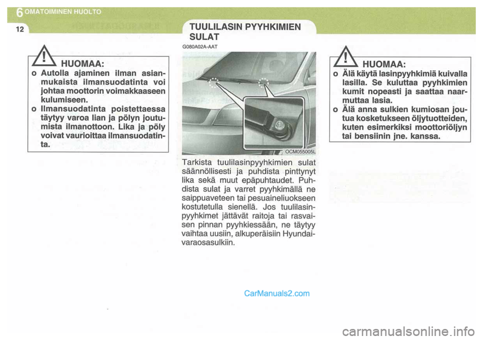 Hyundai Santa Fe 2009  Omistajan Käsikirja (in Finnish) 