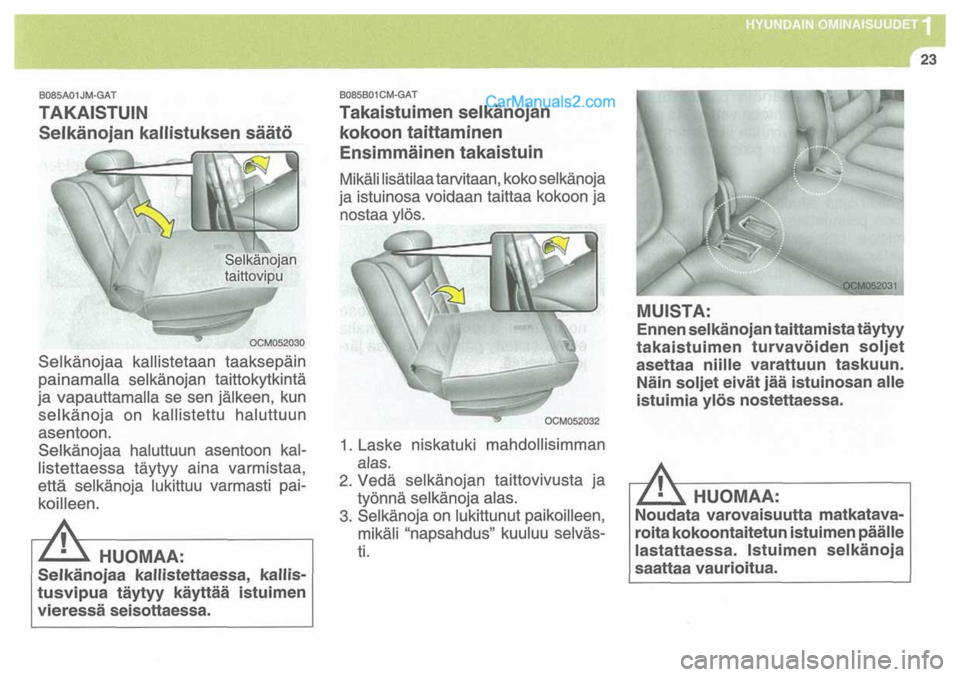 Hyundai Santa Fe 2009  Omistajan Käsikirja (in Finnish) 