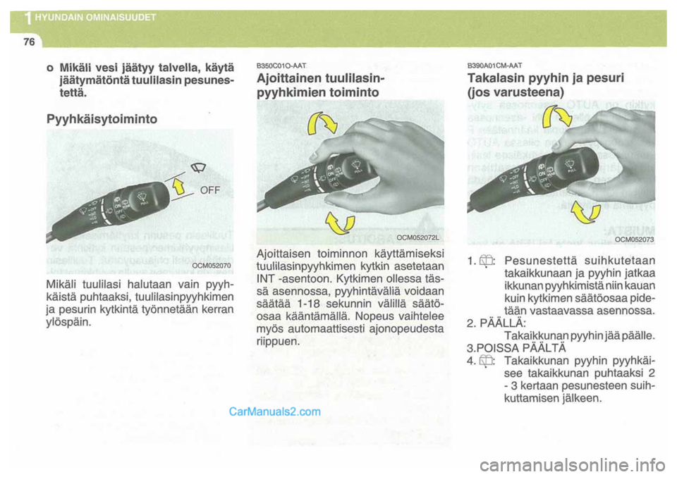 Hyundai Santa Fe 2009 Omistajan Käsikirja (in Finnish) Hyundai Santa Fe 2009 Omistajan Käsikirja (in Finnish)