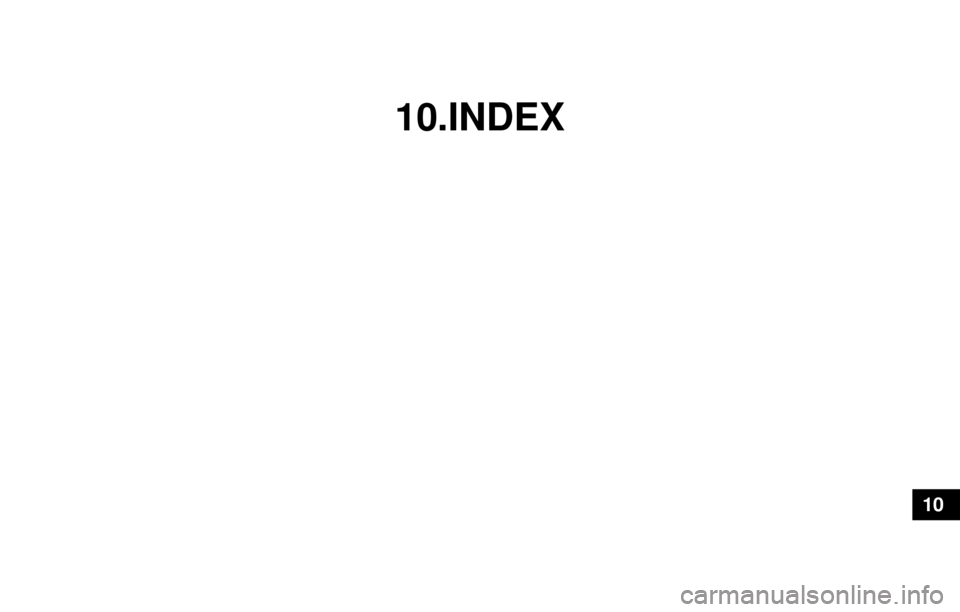 Hyundai Santa Fe 2003  Owners Manual 10.INDEX
10 