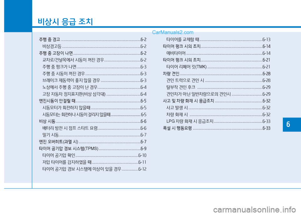 Hyundai Sonata 2016  쏘나타 LF - 사용 설명서 (in Korean) 소
비상/d 응
