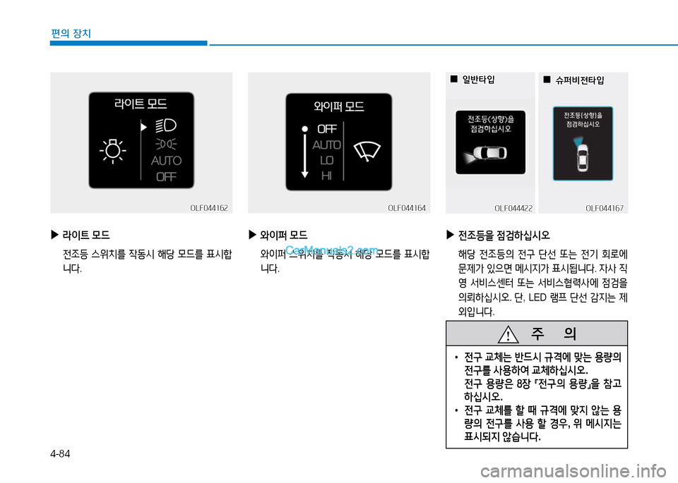 Hyundai Sonata 2015  쏘나타 LF - 사용 설명서 (in Korean) 4-84
편의 장치
 
▶
$이?@  0드
  전4