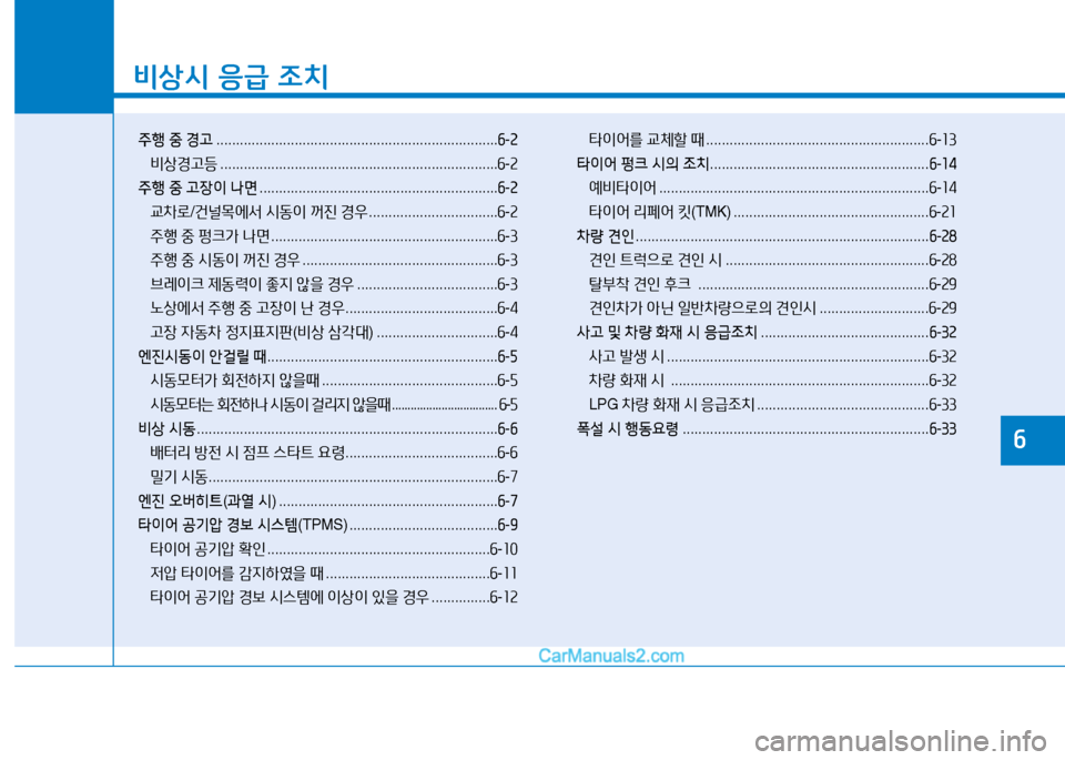 Hyundai Sonata 2015  쏘나타 LF - 사용 설명서 (in Korean) 소
비상/d 응