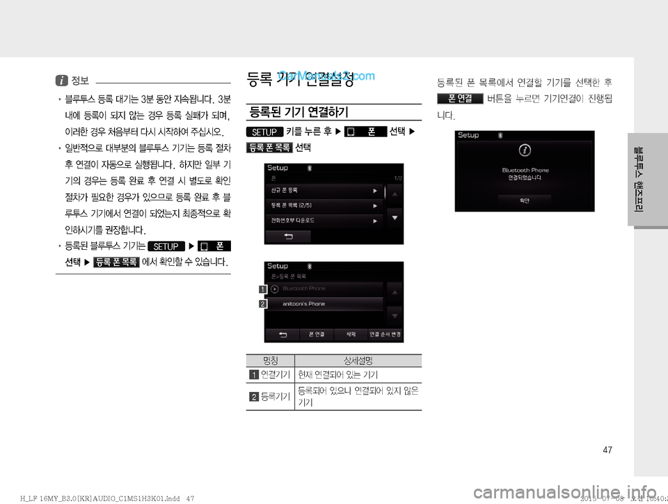 Hyundai Sonata 2015  LF쏘나타 표준3 오디오(B) (in Korean) ��
6H	�é
ÉÐ;
i�

!Ÿ�6H	�a