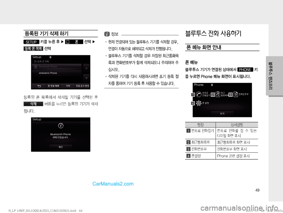 Hyundai Sonata 2015  LF쏘나타 표준3 오디오(B) (in Korean) ��
6H	�é
ÉÐ;
a 