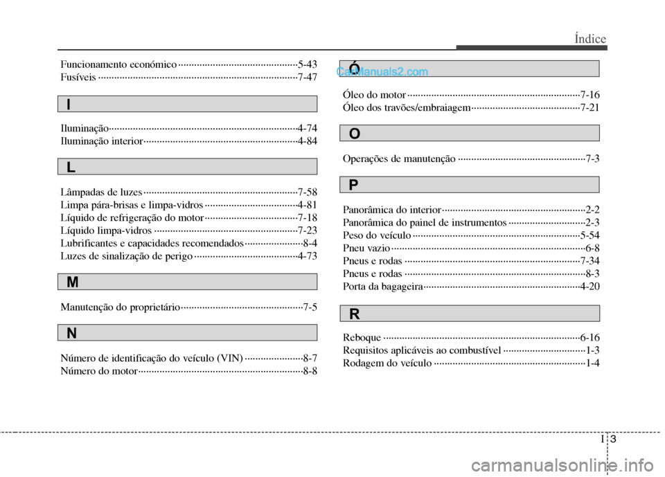 Hyundai Sonata I3
Índice
Funcionamento económico ·············································5-43
Fusíveis ····························· Hyundai Sonata I3
Índice
Funcionamento económico ·············································5-43
Fusíveis ·····························
