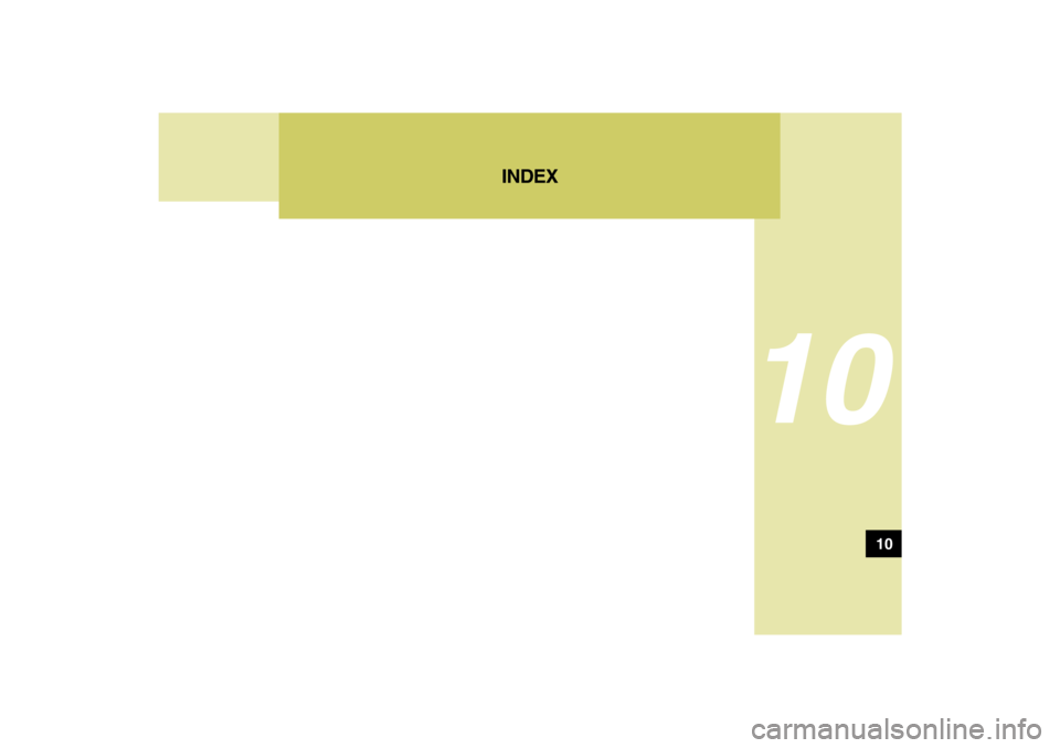 Hyundai Sonata 10
INDEX
10 