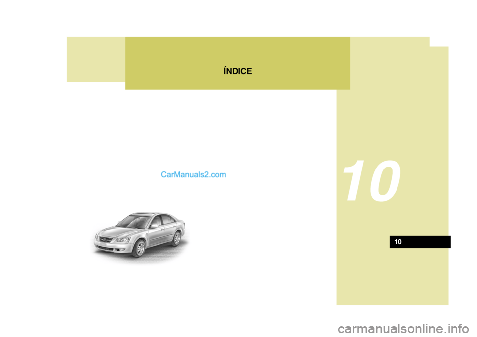 Hyundai Sonata ÍNDICE
10
10   