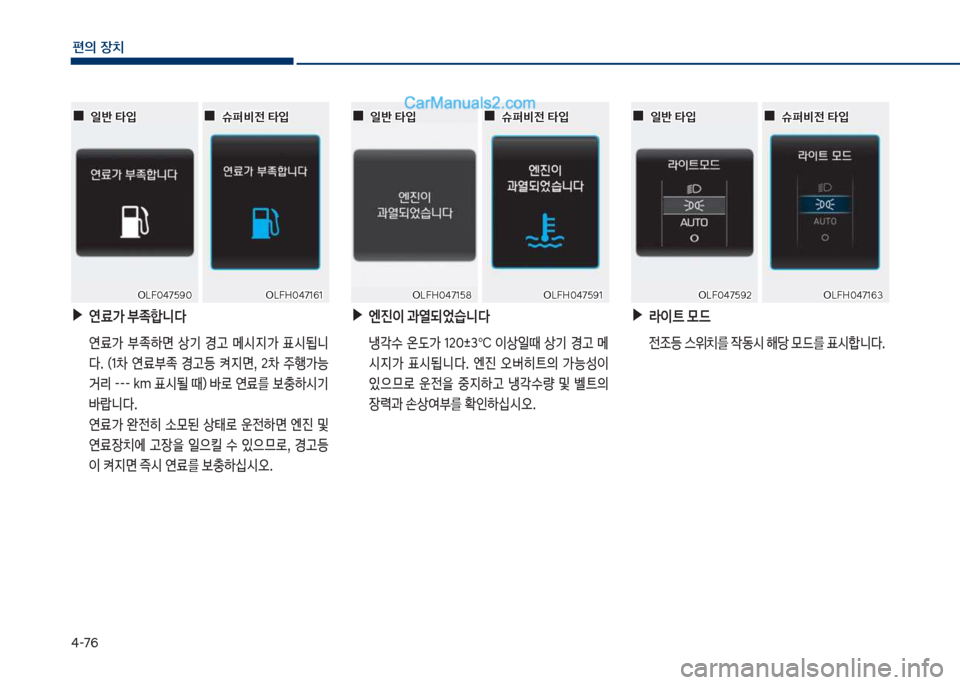 Hyundai Sonata Hybrid 2018  쏘나타 LF HEV/PHEV - 사용 설명서 (in Korean) 태-76
편의보장치
차십식혹태7택화혹차십식혹태7택화혹차십식독혹태7161
차십식독혹태7161
보
보0
0일반보타
Q
일반보타
Q보
보0
0슈퍼비전보타
Q
슈퍼