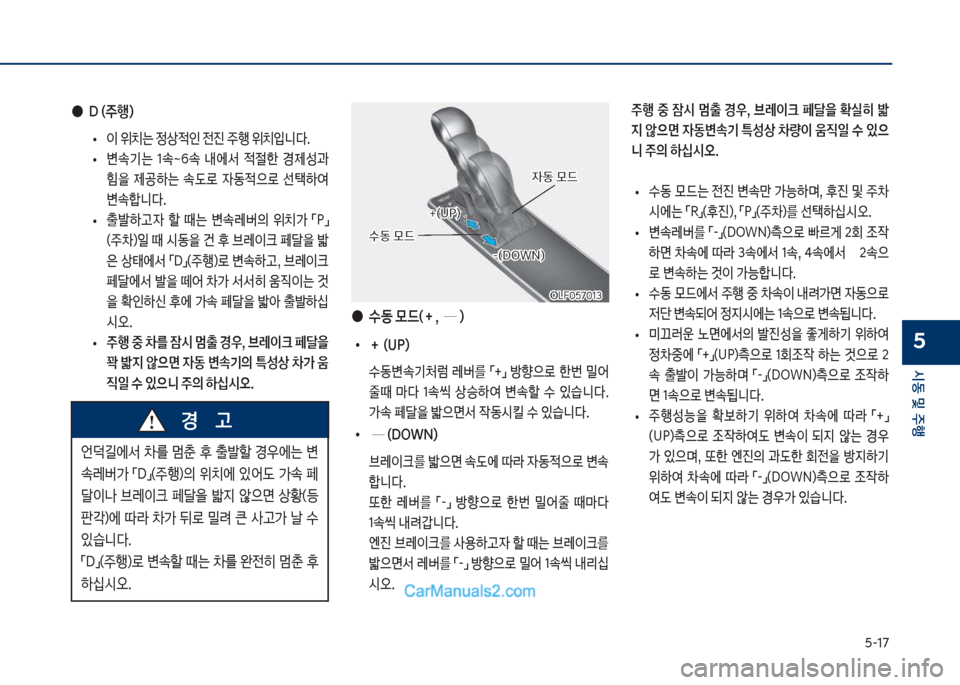 Hyundai Sonata Hybrid 2018  쏘나타 LF HEV/PHEV - 사용 설명서 (in Korean) 택-17
	&동 및 주