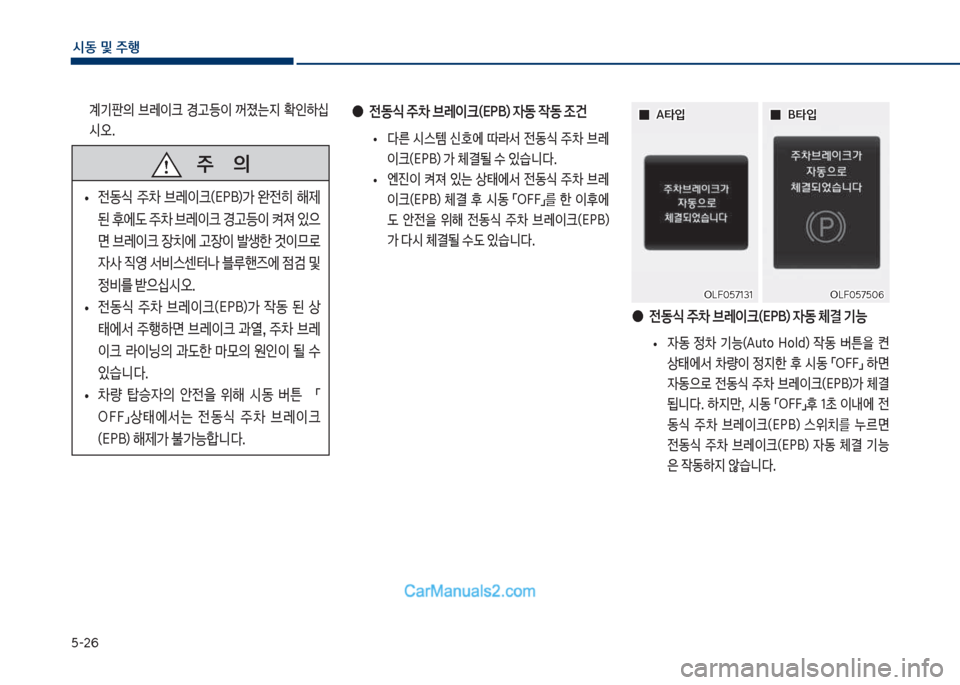 Hyundai Sonata Hybrid 2018  쏘나타 LF HEV/PHEV - 사용 설명서 (in Korean) 택-26
	&동 및 주
