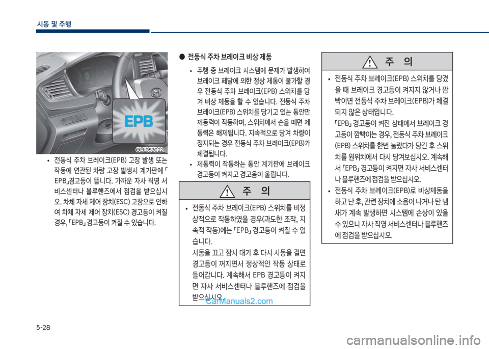 Hyundai Sonata Hybrid 2018  쏘나타 LF HEV/PHEV - 사용 설명서 (in Korean) 택-28
	&동 및 주