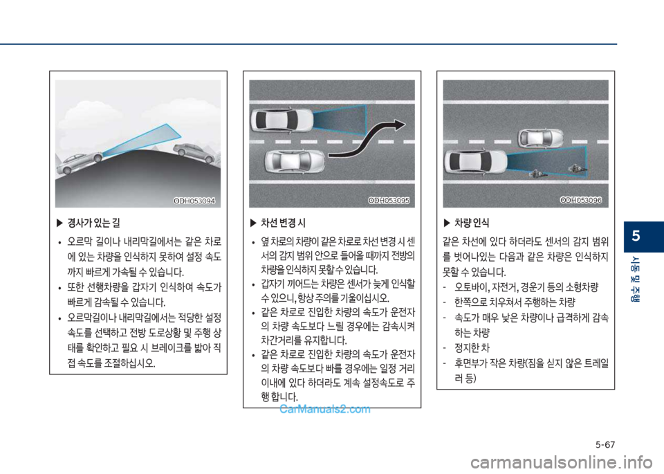 Hyundai Sonata Hybrid 2018  쏘나타 LF HEV/PHEV - 사용 설명서 (in Korean) 택-67
	&동 및 주