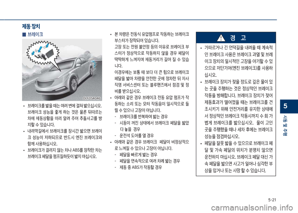 Hyundai Sonata Hybrid 2017  쏘나타 LF HEV/PHEV - 사용 설명서 (in Korean) 택-21
	&동 및 주