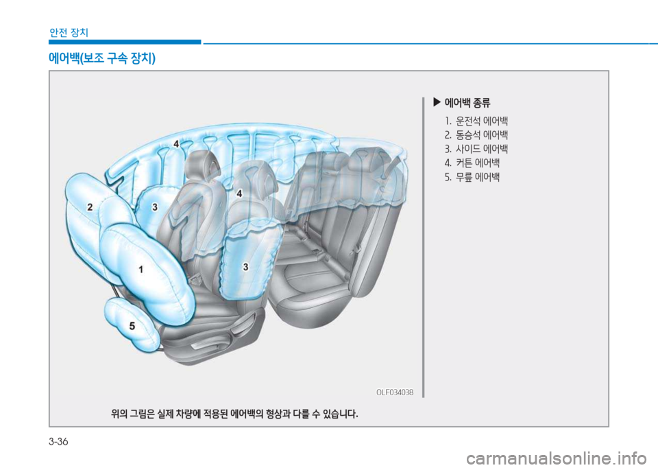 Hyundai Sonata Hybrid 2017  쏘나타 LF HEV/PHEV - 사용 설명서 (in Korean) 3-36
1