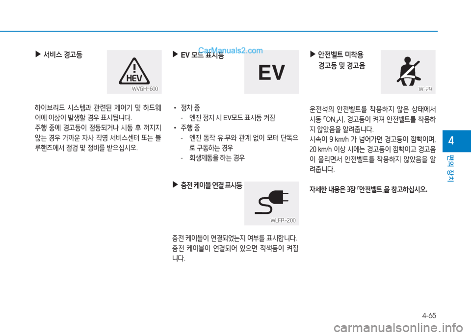 Hyundai Sonata Hybrid 2015  쏘나타 LF HEV/PHEV - 사용 설명서 (in Korean) 4-65
편의 장치
4
 
▶
-