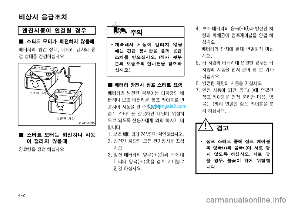 Hyundai Super Aero City 2009  슈퍼 에어로시티 - 사용 설명서 (in Korean) 
±
D  