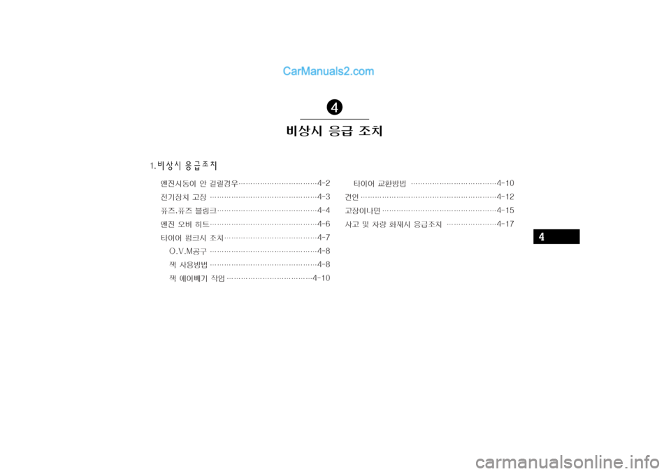 Hyundai Super Aero City 2004  슈퍼 에어로시티 - 사용 설명서 (in Korean) 탐
?