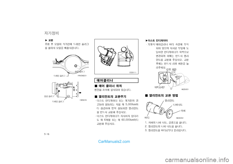 Hyundai Super Aero City 2004  슈퍼 에어로시티 - 사용 설명서 (in Korean) 탑폭窩탓
