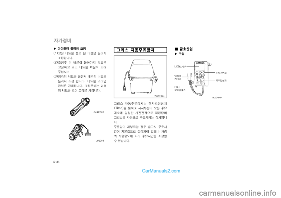 Hyundai Super Aero City 2004  슈퍼 에어로시티 - 사용 설명서 (in Korean) 