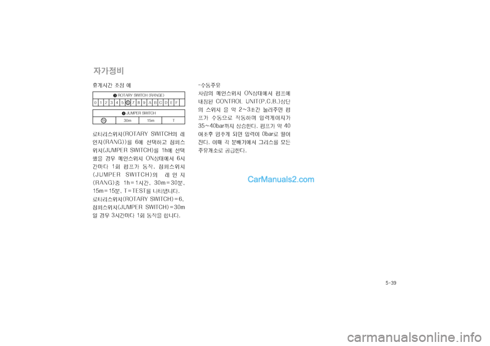 Hyundai Super Aero City 2004  슈퍼 에어로시티 - 사용 설명서 (in Korean) 탑폭탉毘
