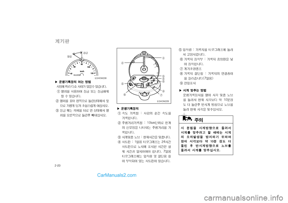 Hyundai Super Aero City 2004  슈퍼 에어로시티 - 사용 설명서 (in Korean) 窪폭窪폼
